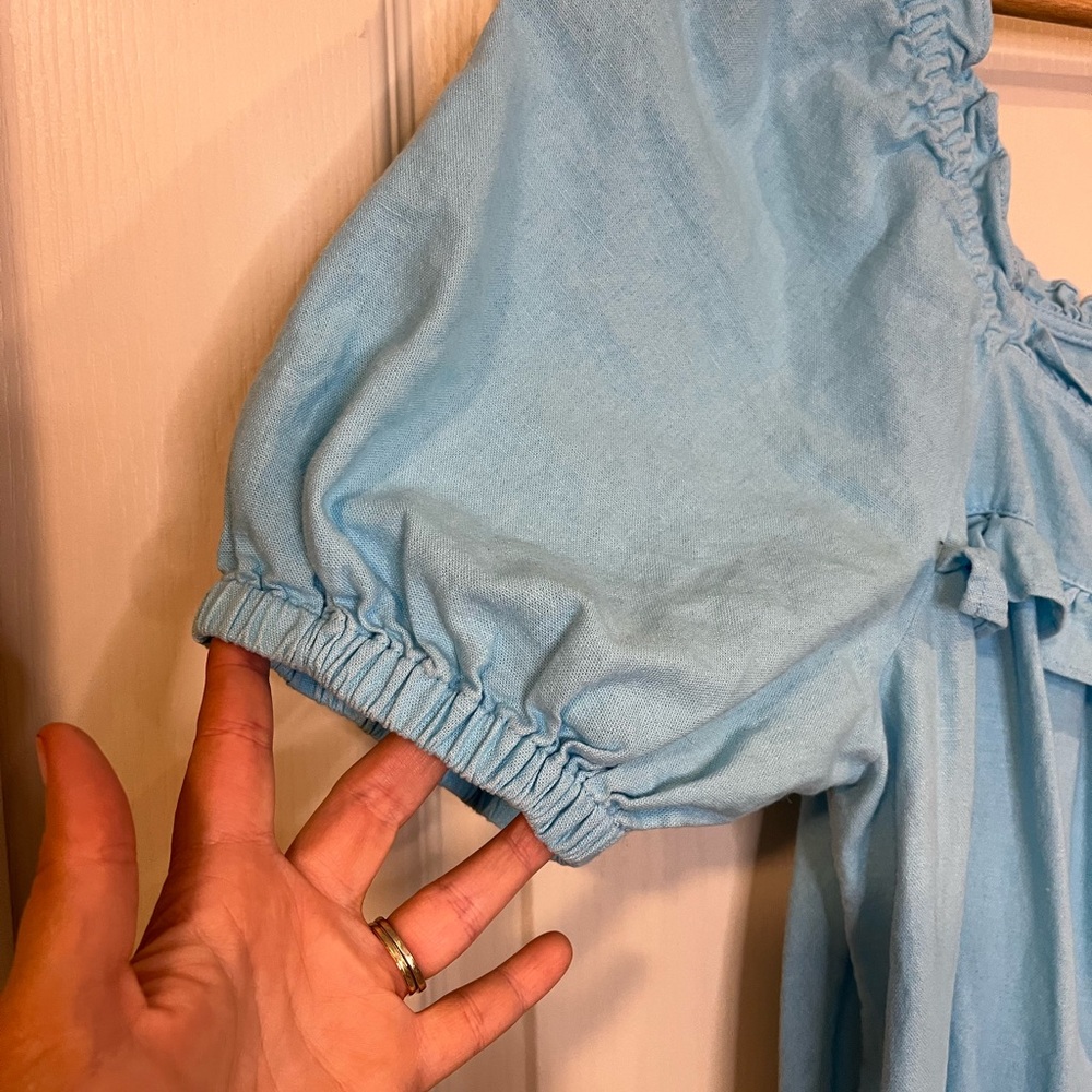 Stoney Clover Light Blue Ruffle Dress - Picture 6 of 9